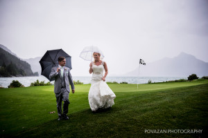 Furry Creek Wedding during crazy Vancouver storm